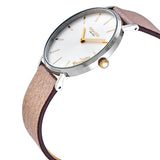 Buy Shop Coach Perry White Dial Beige Leather Strap Watch for Women - 14503157 USA Online
