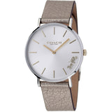 Buy Shop Coach Perry White Dial Beige Leather Strap Watch for Women - 14503157 USA Online