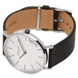 Buy Shop Coach Perry White Dial Black Leather Strap Watch for Women - 14503115 USA Online