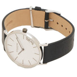 Buy Shop Coach Perry White Dial Black Leather Strap Watch for Women - 14503115 USA Online
