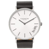 Buy Shop Coach Perry White Dial Black Leather Strap Watch for Women - 14503115 USA Online