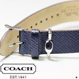 Buy Shop Coach Perry White Dial Blue Leather Strap Watch for Women - 14503156 USA Online