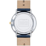 Buy Shop Coach Perry White Dial Blue Leather Strap Watch for Women - 14503156 USA Online