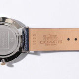Buy Shop Coach Perry White Dial Blue Leather Strap Watch for Women - 14503156 USA Online