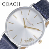 Buy Shop Coach Perry White Dial Blue Leather Strap Watch for Women - 14503156 USA Online