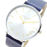 Buy Shop Coach Perry White Dial Blue Leather Strap Watch for Women - 14503156 USA Online