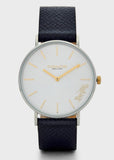 Buy Shop Coach Perry White Dial Blue Leather Strap Watch for Women - 14503156 USA Online