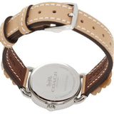 Buy Shop Coach Perry White Dial Brown Floral Leather Strap Watch for Women - 14502873 USA Online