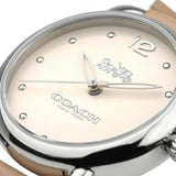 Buy Shop Coach Perry White Dial Brown Floral Leather Strap Watch for Women - 14502873 USA Online