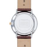 Buy Shop Coach Perry White Dial Brown Leather Strap Watch for Women - 14503154 USA Online