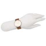 Buy Shop Coach Perry White Dial Brown Leather Strap Watch for Women - 14503242 USA Online
