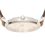 Buy Shop Coach Perry White Dial Brown Leather Strap Watch for Women - 14503242 USA Online