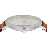 Buy Shop Coach Perry White Dial Brown Leather Strap Watch for Women - 14503242 USA Online