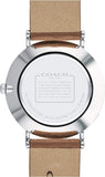 Buy Shop Coach Perry White Dial Brown Leather Strap Watch for Women - 14503514 USA Online