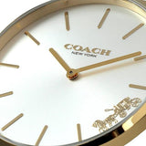 Buy Shop Coach Perry White Dial Gold Mesh Bracelet Watch for Women - 14503125 USA Online