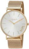 Buy Shop Coach Perry White Dial Gold Mesh Bracelet Watch for Women - 14503125 USA Online