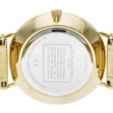 Buy Shop Coach Perry White Dial Gold Steel Strap Watch for Women - 14503345 USA Online