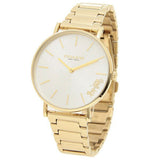 Buy Shop Coach Perry White Dial Gold Steel Strap Watch for Women - 14503345 USA Online
