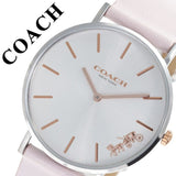Buy Shop Coach Perry White Dial Pink Leather Strap Watch for Women - 14503118 USA Online