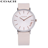 Buy Shop Coach Perry White Dial Pink Leather Strap Watch for Women - 14503118 USA Online