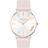 Buy Shop Coach Perry White Dial Pink Leather Strap Watch for Women - 14503118 USA Online