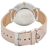 Buy Shop Coach Perry White Dial Pink Leather Strap Watch for Women - 14503128 USA Online