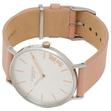 Buy Shop Coach Perry White Dial Pink Leather Strap Watch for Women - 14503128 USA Online