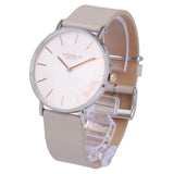 Buy Shop Coach Perry White Dial Pink Leather Strap Watch for Women - 14503128 USA Online