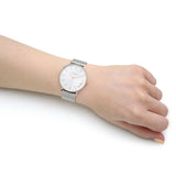 Buy Shop Coach Perry White Dial Silver Mesh Bracelet Watch for Women - 14503124 USA Online