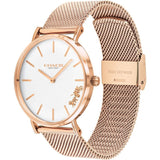 Buy Shop Coach Perry White Rose Gold Mesh Bracelet Watch for Women - 14503126 USA Online