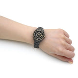 Buy Shop Coach Preston Black Dial Black Steel Strap Watch for Women - 14503461 USA Online