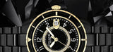 Buy Shop Coach Preston Black Dial Black Steel Strap Watch for Women - 14503461 USA Online