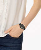 Buy Shop Coach Preston Black Dial Black Steel Strap Watch for Women - 14503461 USA Online