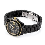 Buy Shop Coach Preston Black Dial Black Steel Strap Watch for Women - 14503461 USA Online