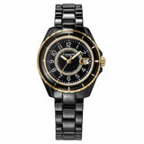 Buy Shop Coach Preston Black Dial Black Steel Strap Watch for Women - 14503461 USA Online