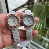 Buy Shop Coach Preston Mother of Pearl Dial White Steel Strap Watch for Women - 14503661 USA Online