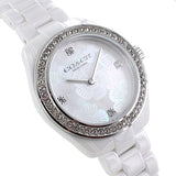 Buy Shop Coach Preston Mother of Pearl Dial White Steel Strap Watch for Women - 14503661 USA Online