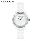 Buy Shop Coach Preston Mother of Pearl Dial White Steel Strap Watch for Women - 14503661 USA Online