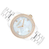Buy Shop Coach Preston Mother of Pearl White Dial White Steel Strap Watch for Women - 14503662 USA Online