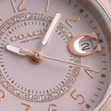 Buy Shop Coach Preston Pink Dial Pink Steel Strap Watch for Women - 14503463 USA Online