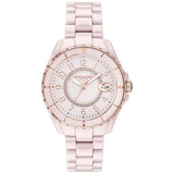 Buy Shop Coach Preston Pink Dial Pink Steel Strap Watch for Women - 14503463 USA Online