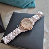 Buy Shop Coach Preston Pink Dial Pink Steel Strap Watch for Women - 14503465 USA Online