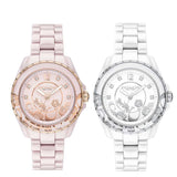 Buy Shop Coach Preston Pink Dial Pink Steel Strap Watch for Women - 14503465 USA Online