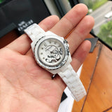 Buy Shop Coach Preston White Dial White Steel Strap Watch for Women - 14503464 USA Online