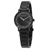 Buy Shop Coach Perry Black Ion Plated Dial Black Steel Strap Watch for Women - 14503641 USA Online