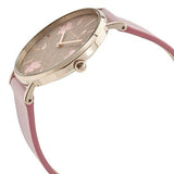 Buy Shop Coach Perry Floral Motif Fawn Dial Pink Leather Strap Watch for Women - 14503442 USA Online