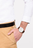 Buy Shop Coach Slim Easton Silver Dial Brown Leather Strap Watch for Women - 14502694 USA Online