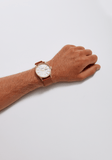 Buy Shop Coach Slim Easton Silver Dial Brown Leather Strap Watch for Women - 14502694 USA Online