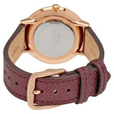 Buy Shop Coach Slim Easton Silver Dial Brown Leather Strap Watch for Women - 14502694 USA Online