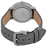 Buy Shop Coach Slim Easton Silver Dial Grey Leather Strap Watch for Women - 14502686 USA Online